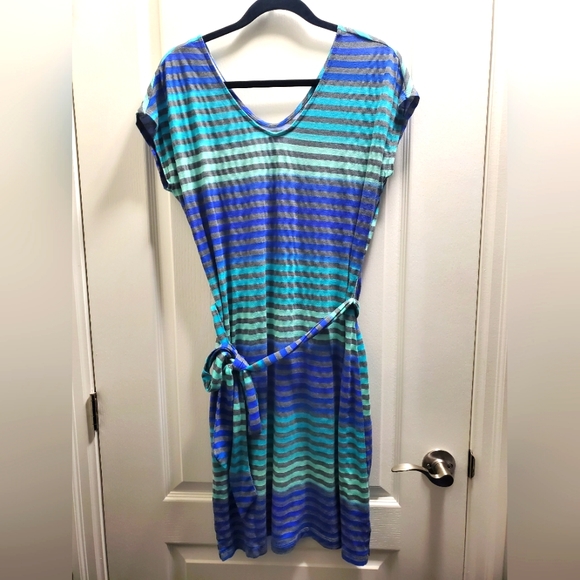 Summer Striped Dress M - Picture 1 of 6